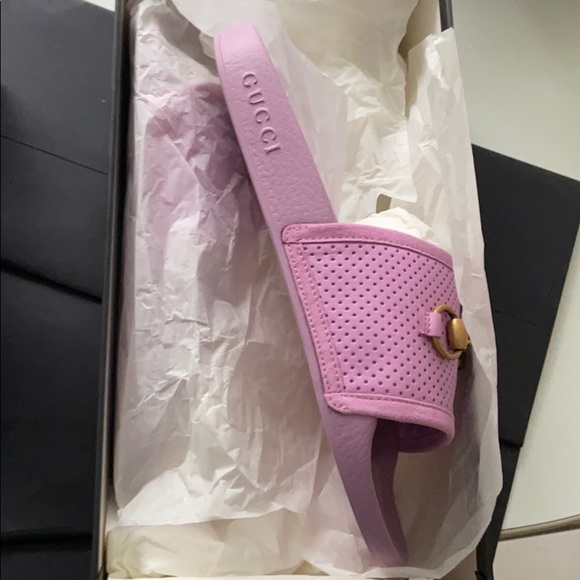 Gucci Horsebit-detailed Perforated Slides - Picture 4 of 4